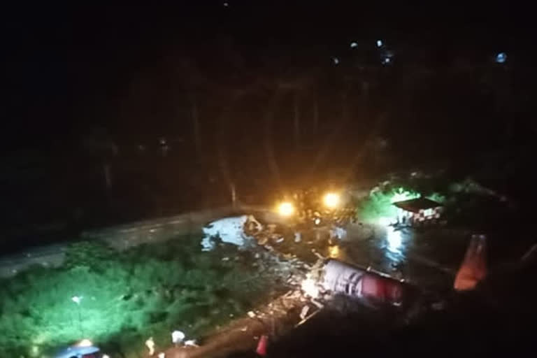 an air india express plane skidded during landing at karipur airport, kozhikode