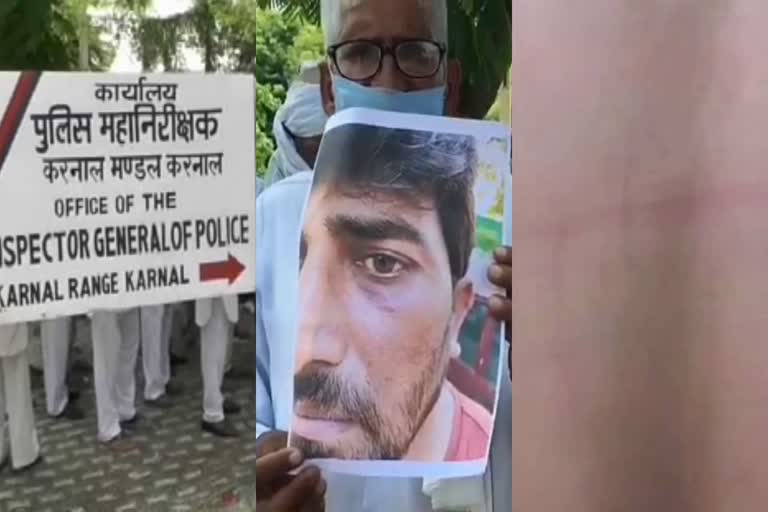 karnal family of person in custody made serious allegations against the police, demanding justice from IG