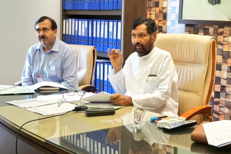 Union Minister for Consumer Affairs, Food & Public Distribution Ram Vilas Paswan