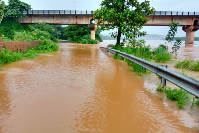 Netravati River overflowing