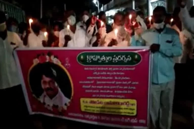 candle rally in thoguta