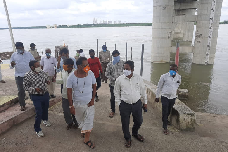 rdo srinivas visit Krishna river basin in krishna mandal narayanpet district