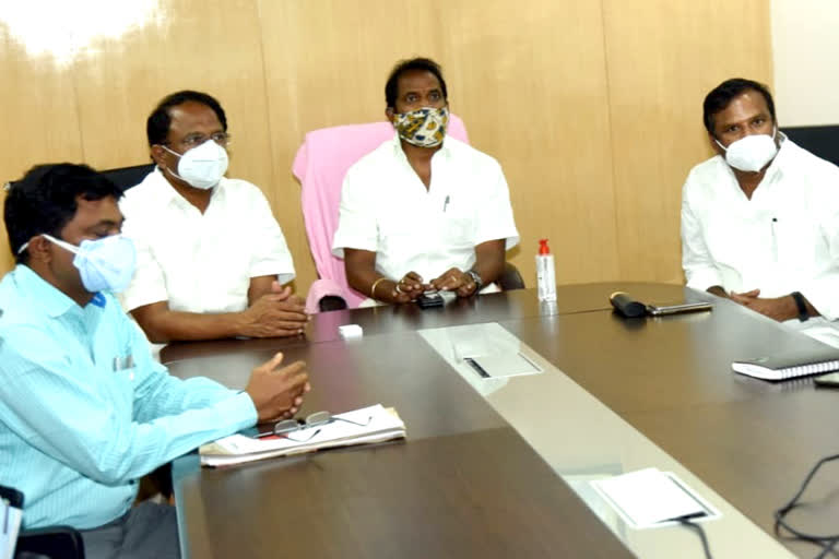 minister srinivas goud review on airport in mahaboobnagar