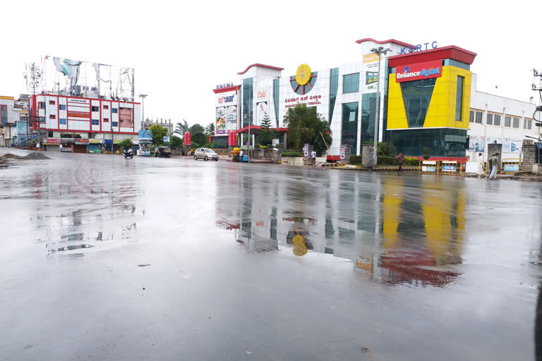 rainfall Reduced at shimoga