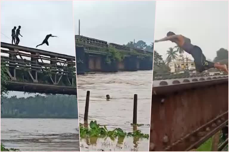 youths enjoying in Netravati river video goes viral