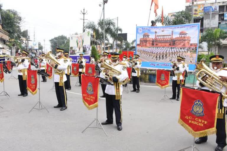 Preparation for Independence Day in Ranchi, Independence Day, Independence Day 2020, news of ranchi CRPF, रांची में स्वतंत्रता दिवस की तैयारी, स्वतंत्रता दिवस, स्वतंत्रता दिवस 2020, रांची सीआरपीएफ की खबरें