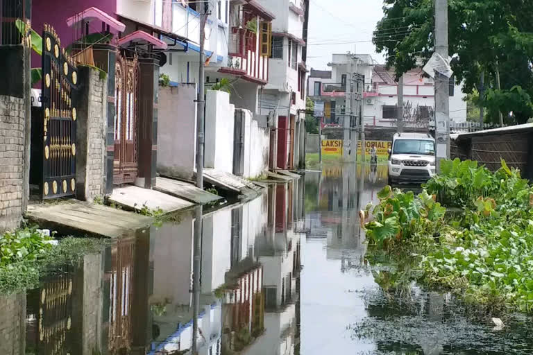 समस्तीपुर में जलजमाव