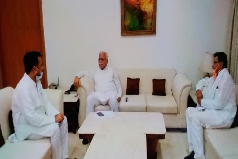 bjp leaders nuh thanked cm manohar lal