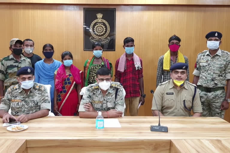 Four Naxals surrender in Chhattisgarh's Bastar