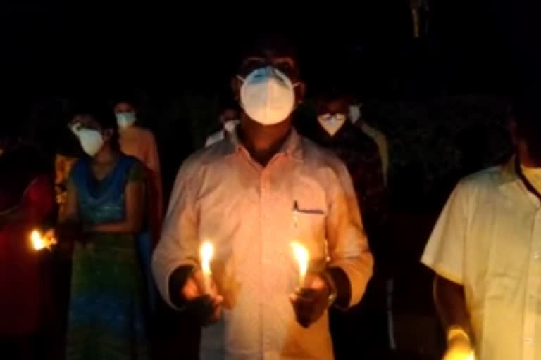 juda protest at kadapa rims to solve their demands