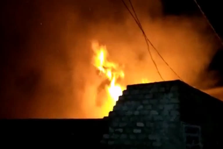 fire accident in plywood go down at secundrabad