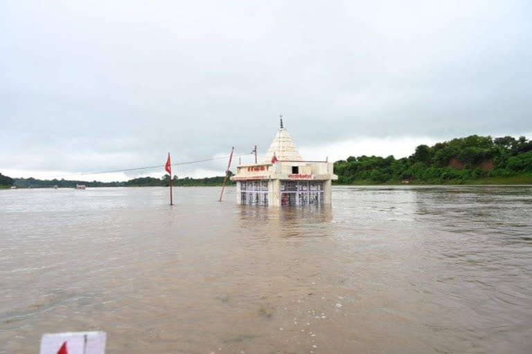 Guarighat was submerged by rain