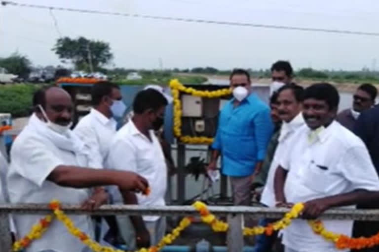 kodada mla bollam mallaiah yadav release water for makthyala canal