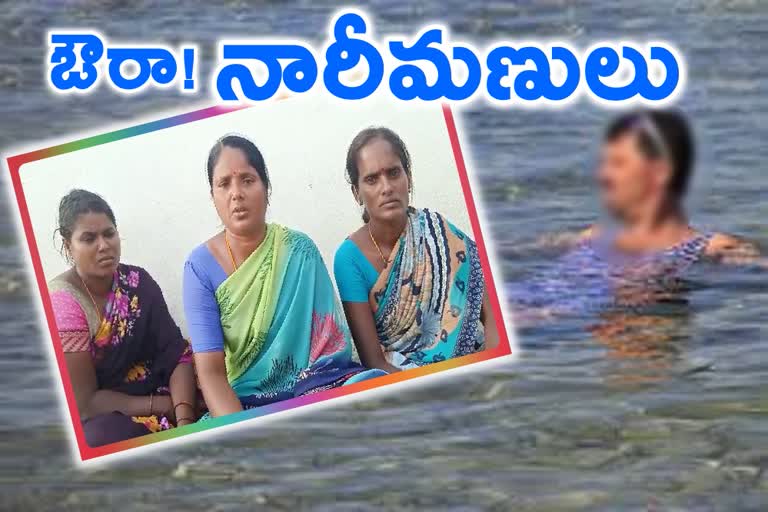 Women save drowning men in river, praised for brave act