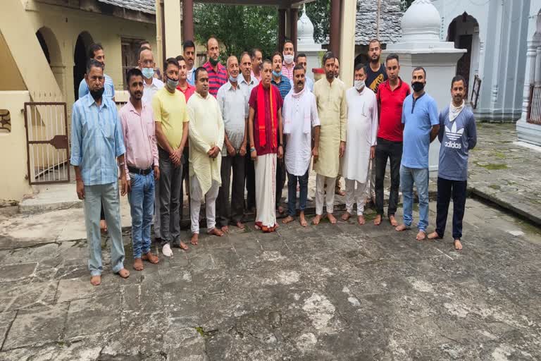 Dehra Vikas Manch held  meeting in pragpur