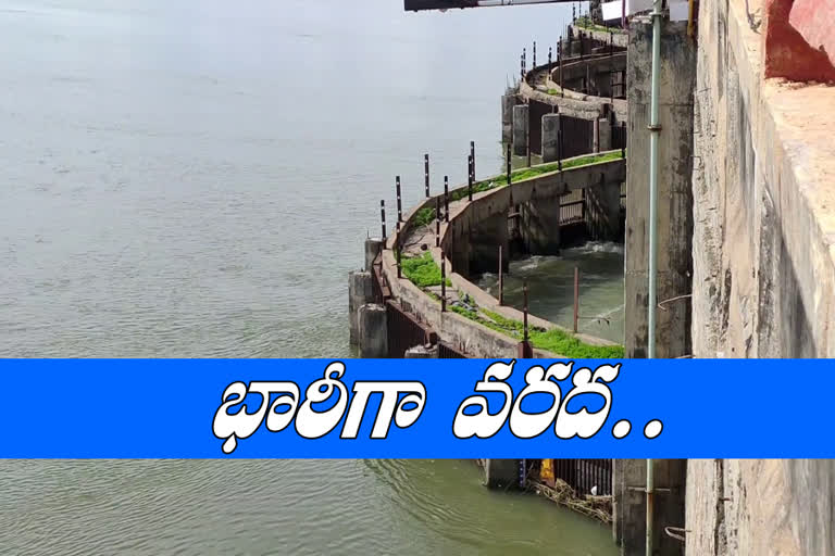 water storage increasing in jurala Reservoir