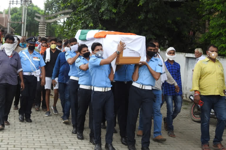 soldier of kanpur martyr in jammu kashmir