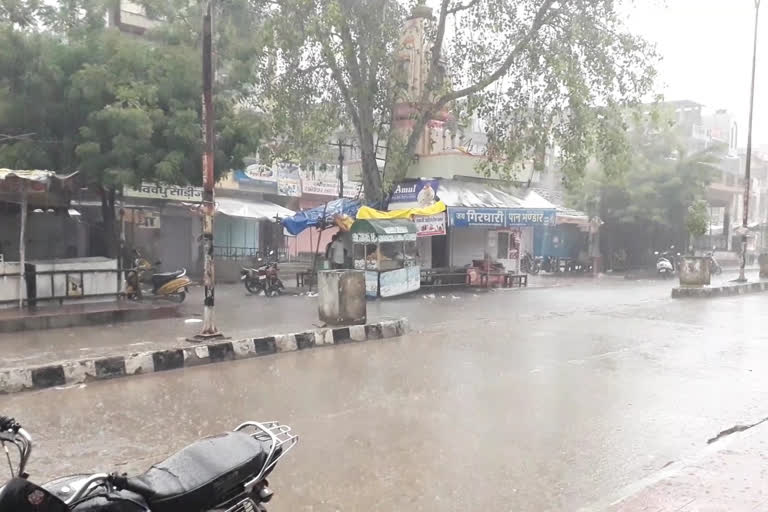 Neemkathana news, Heavy rain, weather