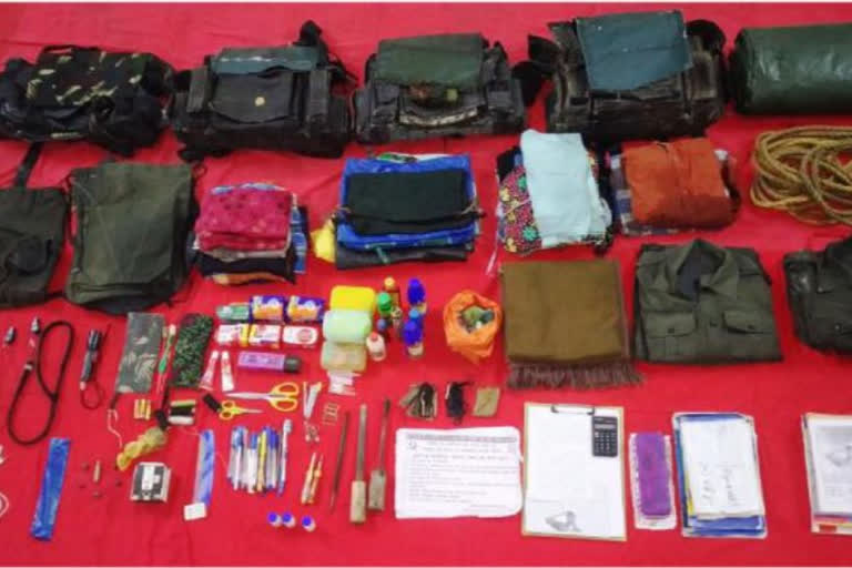 Naxalites material seized