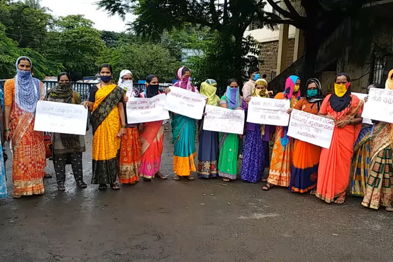 Protest by labor union