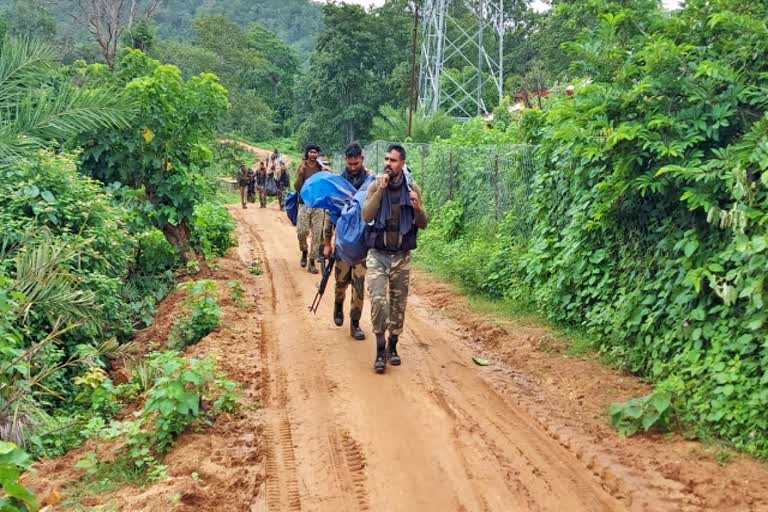 naxalite killed in police-naxalite encounter in Keshkal kondagaon