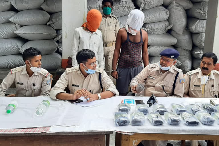 Police seized a truck full of opium in ranchi