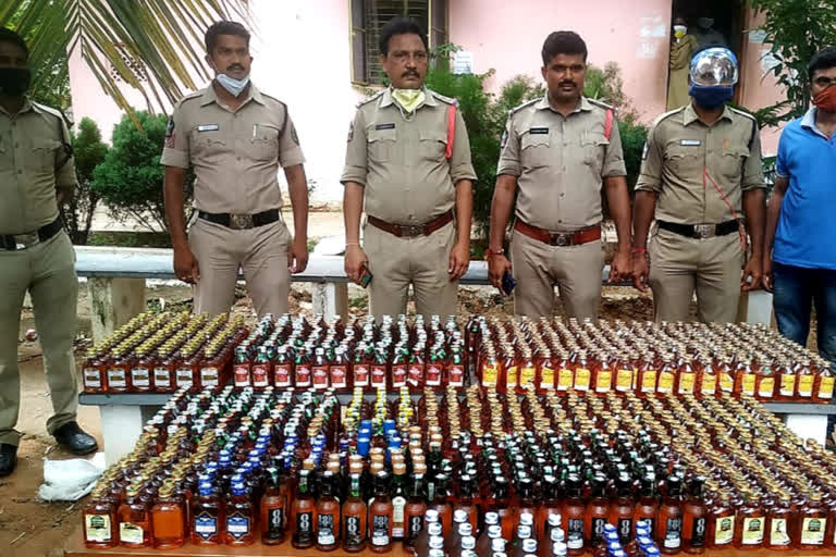 illegal liquor caught by police