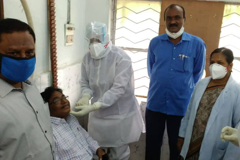 covid tests in manuguru singareni hospital