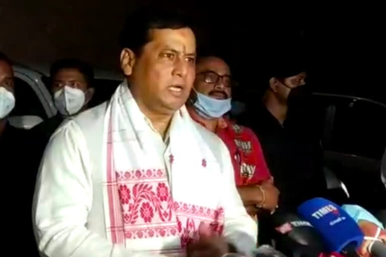 Sarbananda sonowal reaction assam acord report