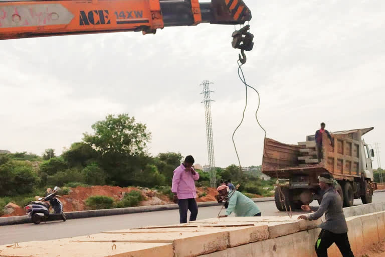 yadadri bhuvangiri district ring road works