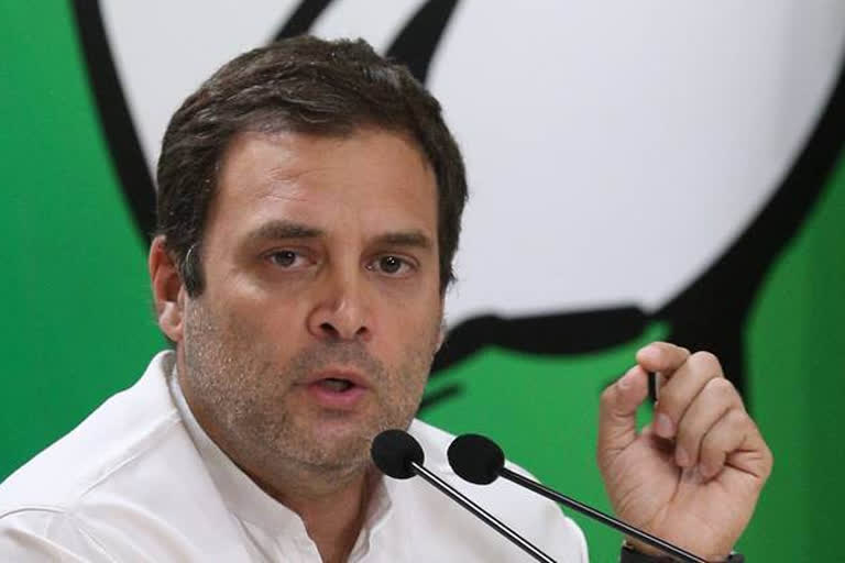 Rahul takes jibe at Centre over possible lowest GDP growth since independence