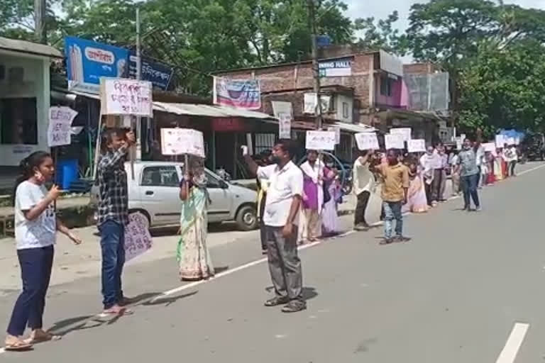 Tingkhong protest aginest  caa and akhil gogoi relese dimand