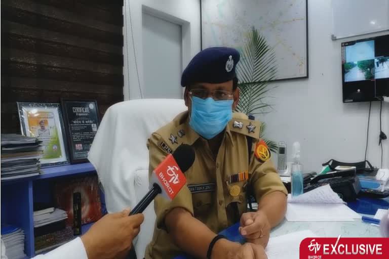 सुदीक्षा मौत मामले में एसएसपी बुलंदशहर से बातचीत.