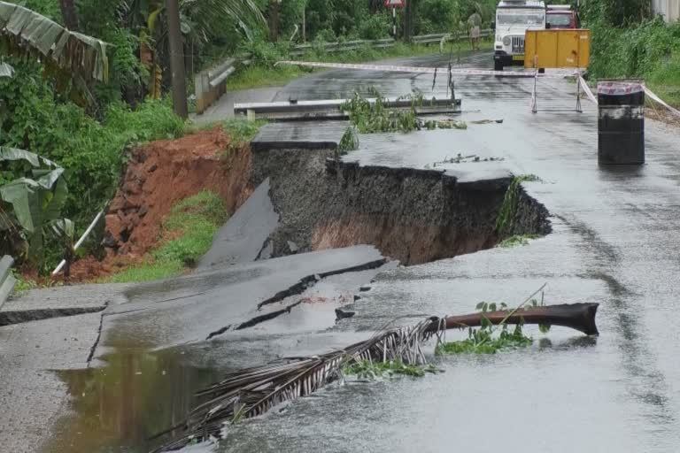 Ulikkal-Payyavur  hilly highway damaged  ഉളിക്കൽ-പയ്യാവൂർ  മലയോര ഹൈവേ  റോഡ് തകര്‍ന്നു  കണ്ണൂർ