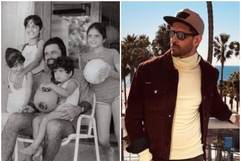 Hrithik Roshan's comment on wife Sussanne Khan's childhood picture is sure to grab your attention