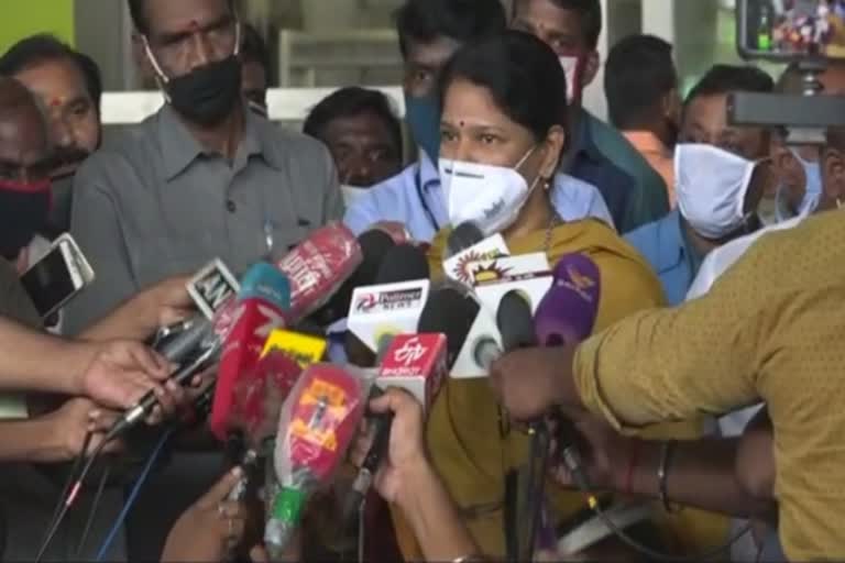 சென்னை செய்திகள்  எம்பி கனிமொழி  kanimozhi mp  kanimozhi mp hindi issue