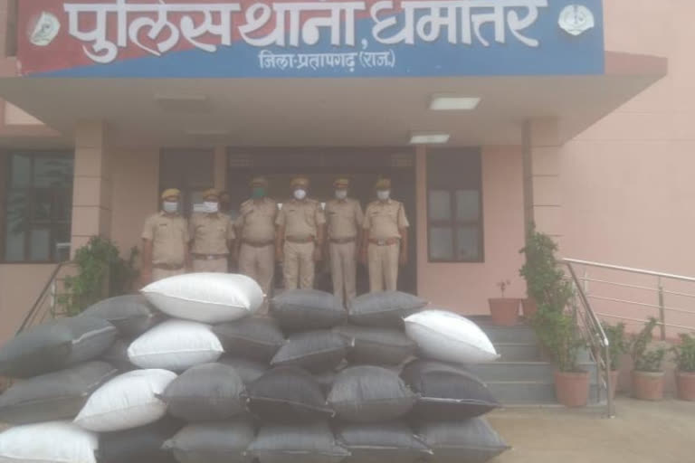 अवैध डोडा चूरा बरामद, Illegal doda sawdust recovered