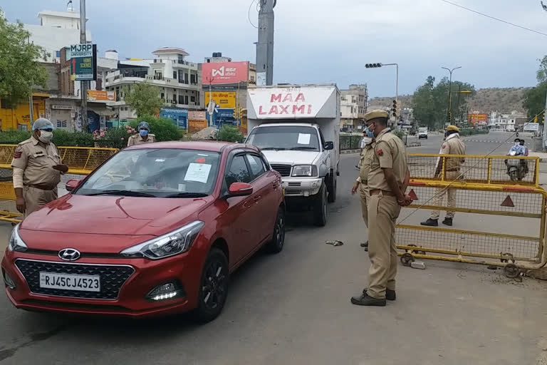 jaipur news, vehicles seized, violation of lockdown