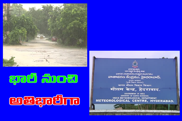 గురు శుక్రవారాల్లో భారీ నుంచి అతిభారీ వర్షాలు