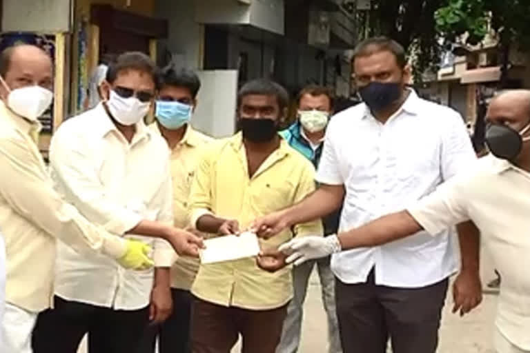 tdp financial help to head hair removal victim in munkudali east godavari district