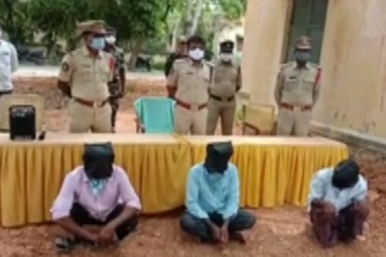 three victims are arrested in badwel land issue murder case in kadapa district