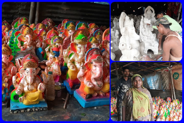 Idols are not being sold on Ganesh Chaturthi