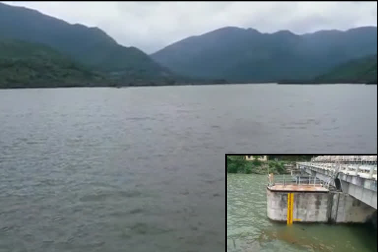 paderu  reservoir filled with rain water