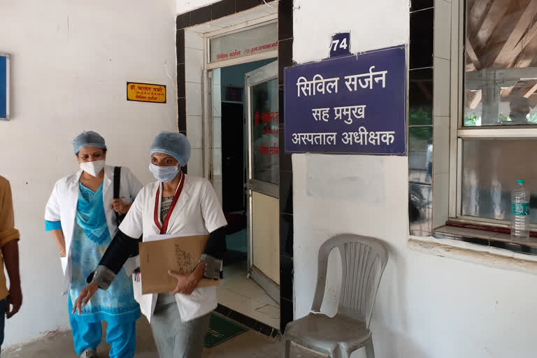 corona patient in Katni