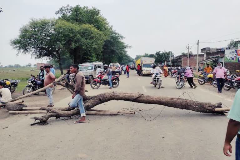 young man died in road accident in palamu, road accident in palamu, Truck collided with bike in Palamu, पलामू में सड़क हादसे में एक युवक की मौत, पलामू में सड़क हादसा, पलामू में ट्रक ने बाइक में मारी टक्कर