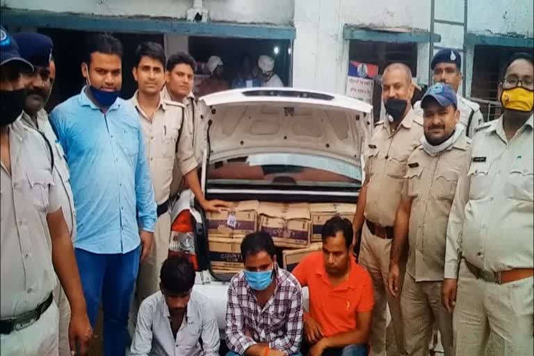 Three accused of liquor smuggling arrested