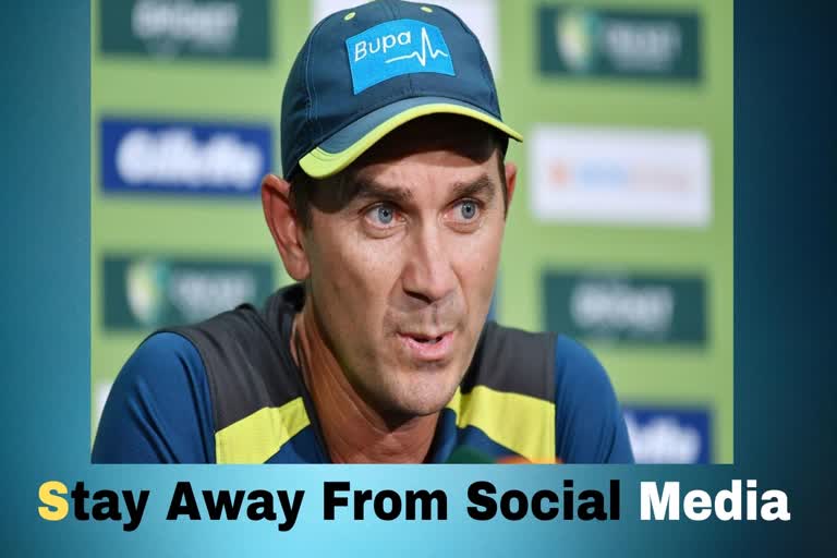 Australian head coach Justin Langer