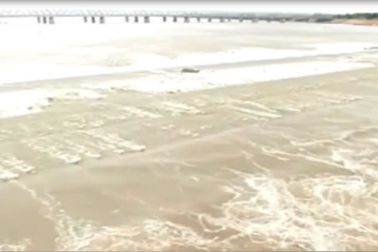 water inflow to prakasham barrage