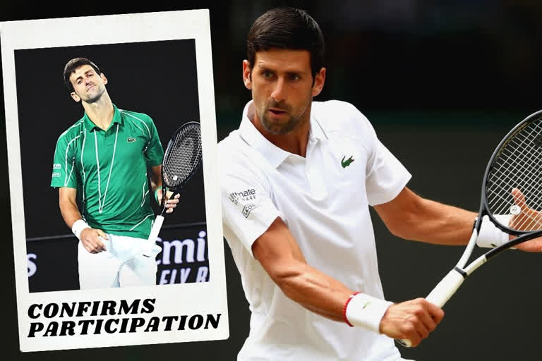 World number one Novak Djokovic to play at US Open