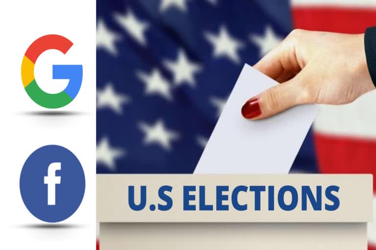 Facebook and Google announced new updates , us polls 2020
